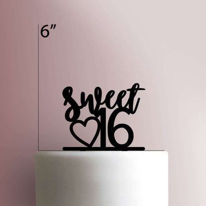 Sweet 16- Acrylic Cake Topper