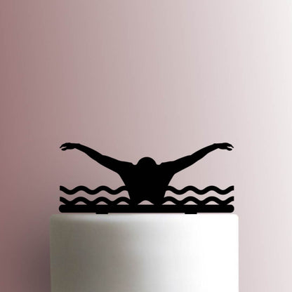 Swimmer- Acrylic Cake Topper