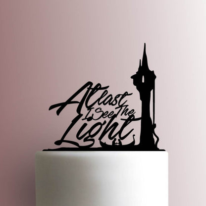 Tangled ? At Last I See the Light - Acrylic Cake Topper