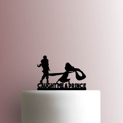 Tangled ? Caught Me A Prince - Acrylic Cake Topper