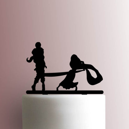 Tangled ? Eugene and Rapunzel - Acrylic Cake Topper