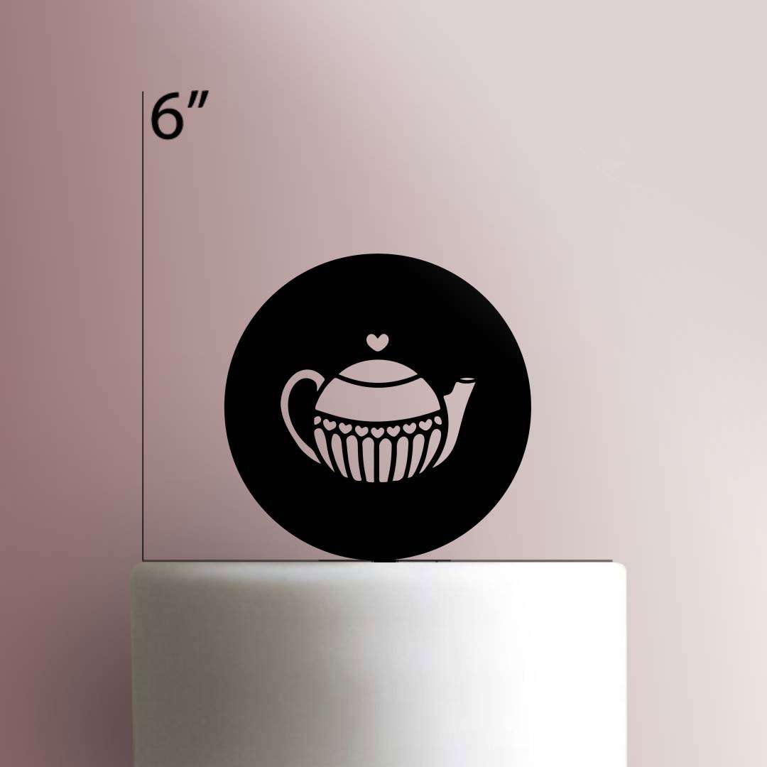 Teapot- Acrylic Cake Topper