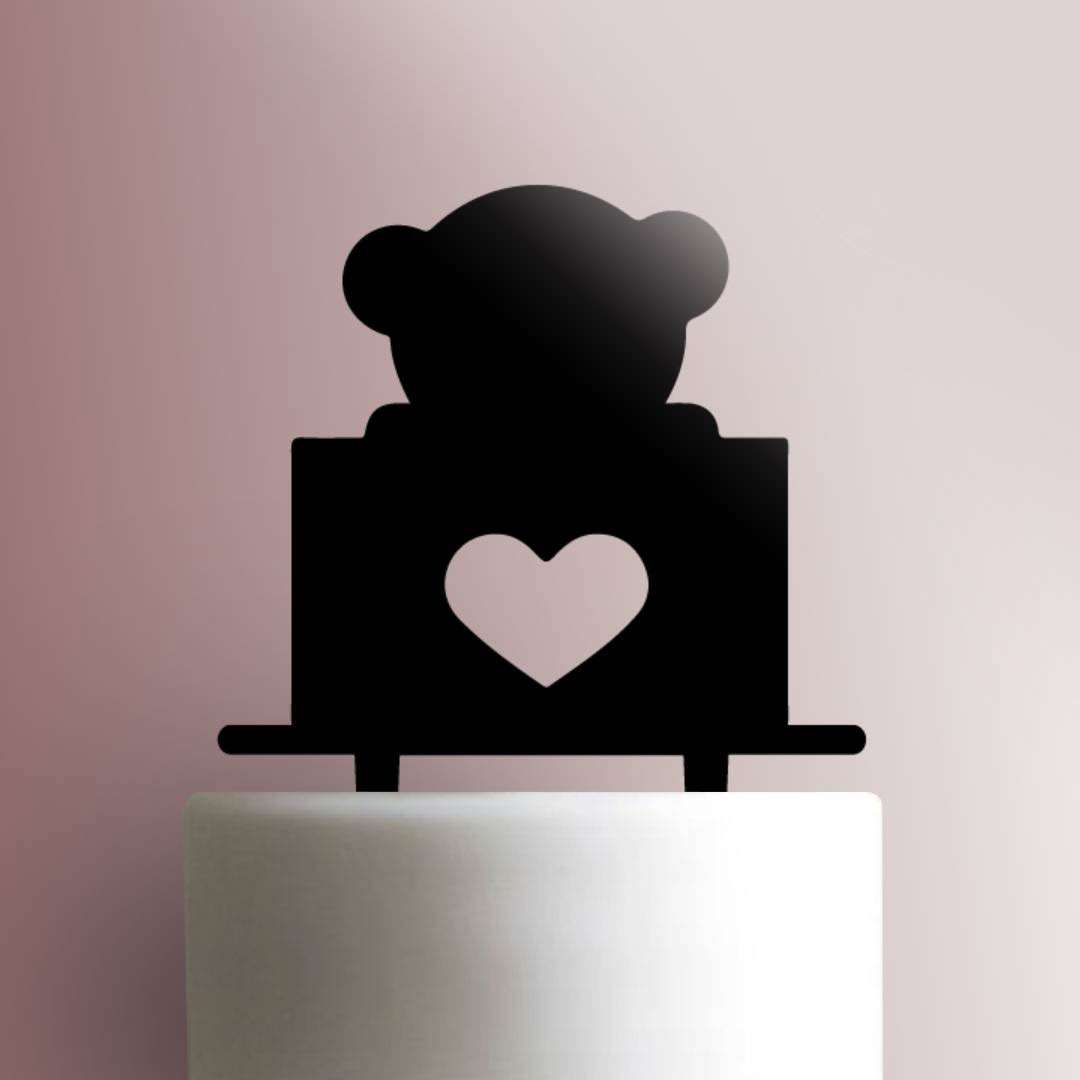 Teddybear Envelope- Acrylic Cake Topper
