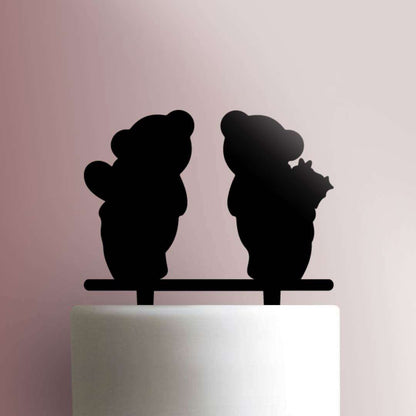 Teddybear Valentines- Acrylic Cake Topper