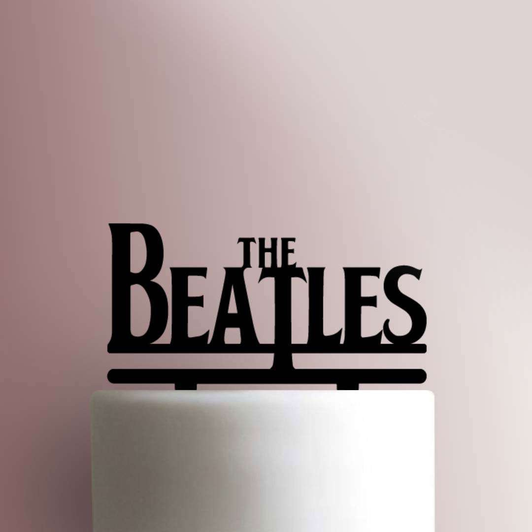 The Beatles- Acrylic Cake Topper