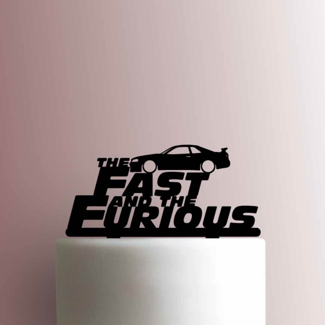 The Fast and the Furious Logo - Acrylic Cake Topper