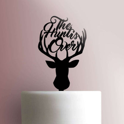 The Hunt Is Over- Acrylic Cake Topper