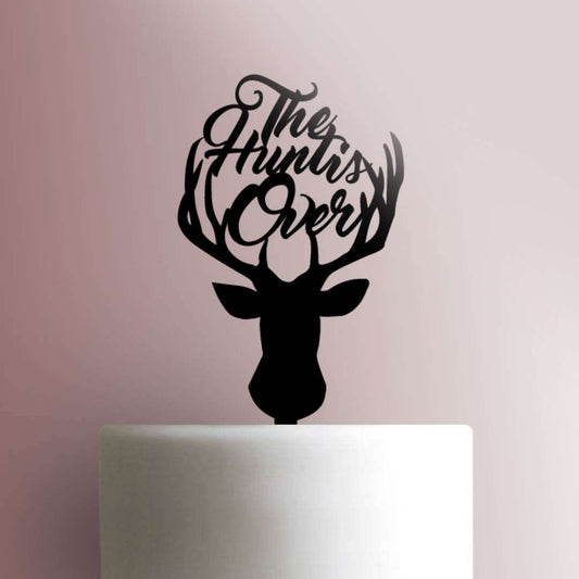 The Hunt Is Over- Acrylic Cake Topper