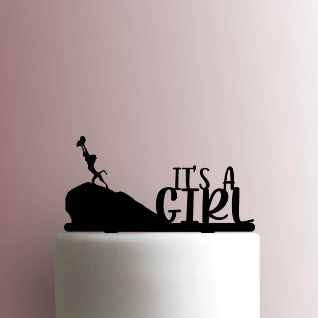 The Lion King ? Its a Girl - Acrylic Cake Topper