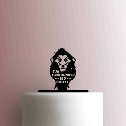 The Lion King ? Scar Surrounded By Idiots - Acrylic Cake Topper