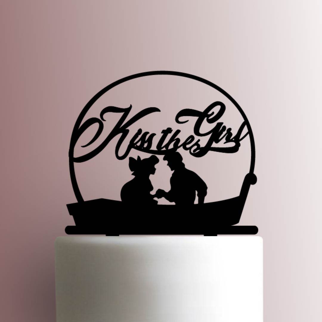 The Little Mermaid ? Kiss the Girl - Acrylic Cake Topper