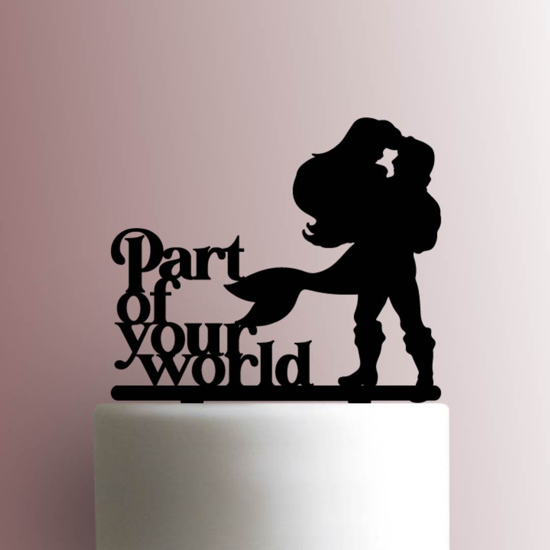 The Little Mermaid ? Part of your World - Acrylic Cake Topper