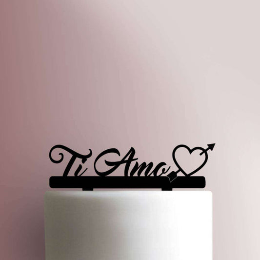 Ti Amo ? I Love You- Acrylic Cake Topper