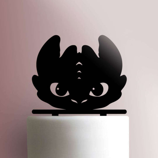 Toothless How to Train Your Dragon Face- Acrylic Cake Topper
