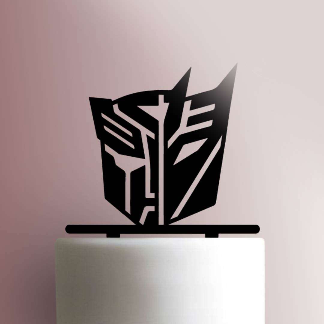 Transformers- Acrylic Cake Topper