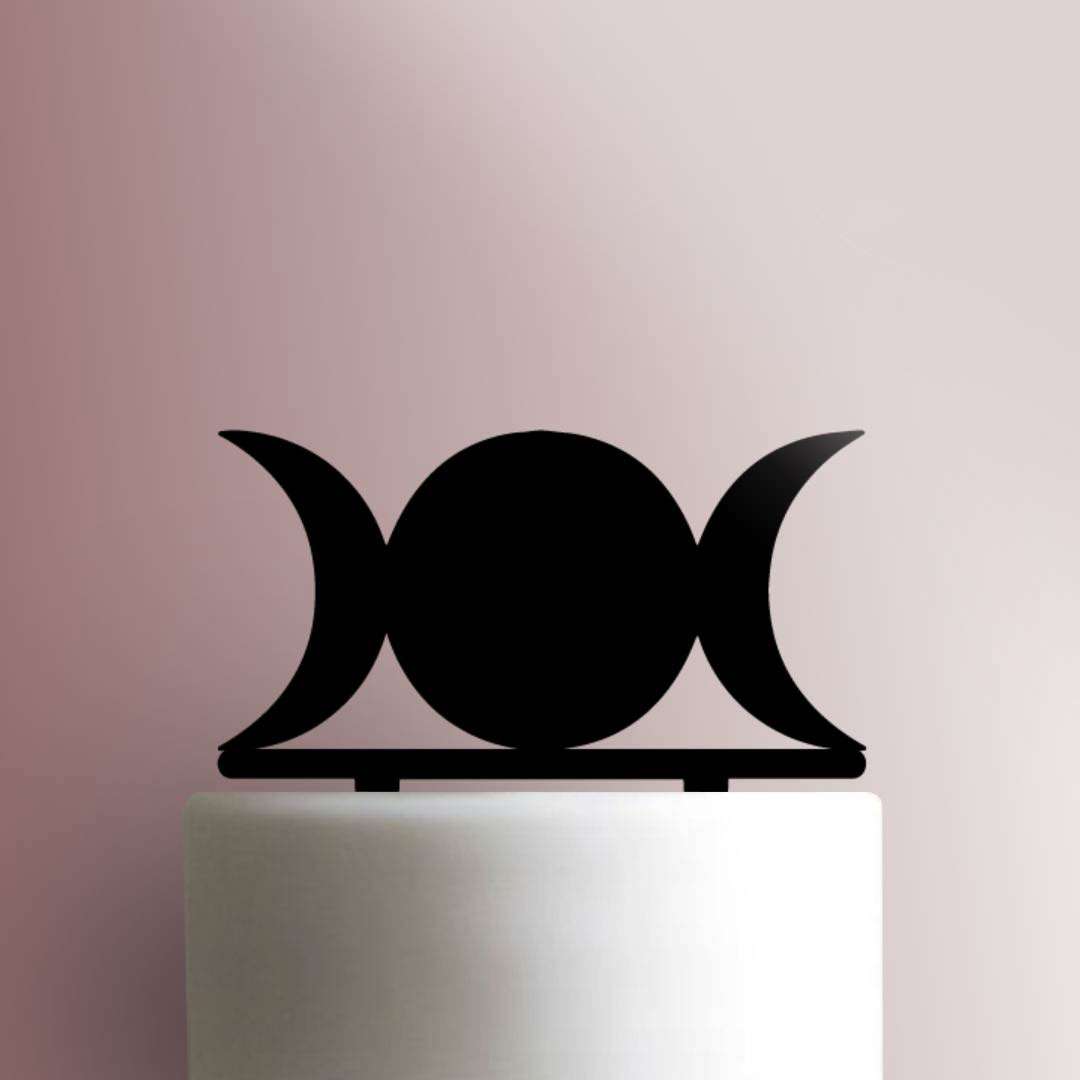 Triple Moon- Acrylic Cake Topper
