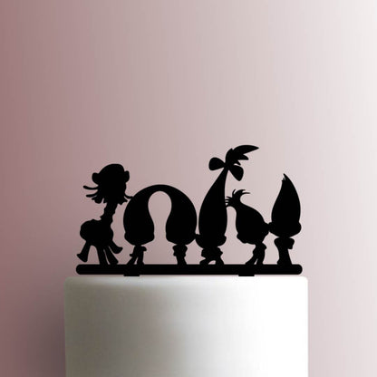 Trolls Gang - Acrylic Cake Topper