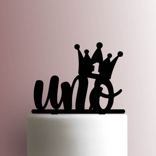 Uno Crown - Acrylic Cake Topper