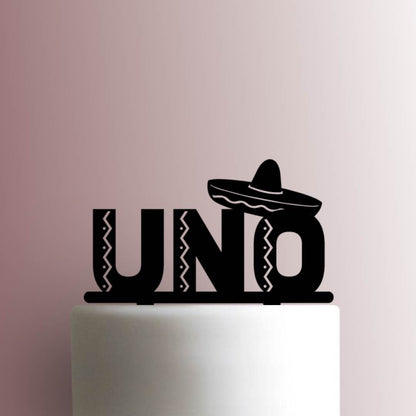 Uno Sombrero - Acrylic Cake Topper