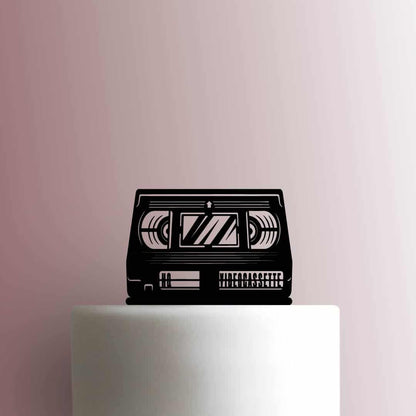 VHS Video Cassette Tape - Acrylic Cake Topper