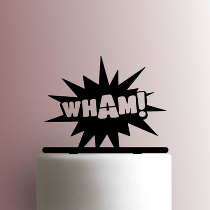 WHAM Action Bubble - Acrylic Cake Topper