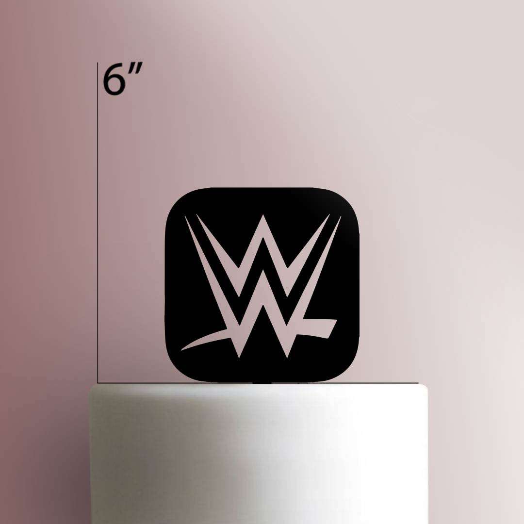 WWE- Acrylic Cake Topper