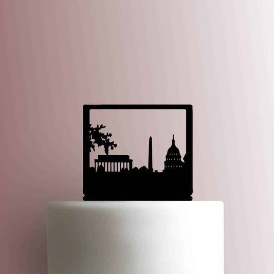 Washington DC - Acrylic Cake Topper