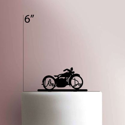 We Do Motorcycle- Acrylic Cake Topper