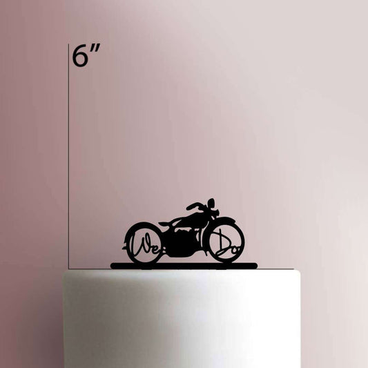 We Do Motorcycle- Acrylic Cake Topper