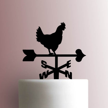Weather Vane Chicken - Acrylic Cake Topper
