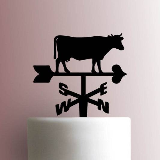 Weather Vane Cow - Acrylic Cake Topper