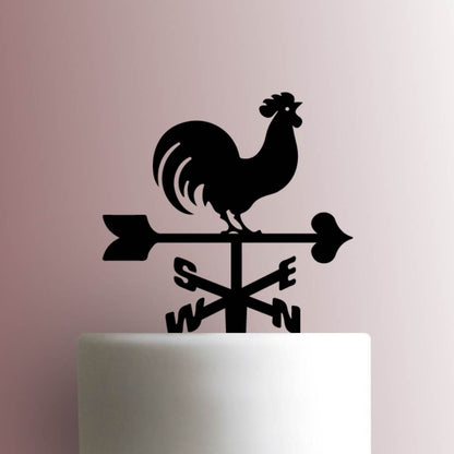 Weather Vane Rooster - Acrylic Cake Topper