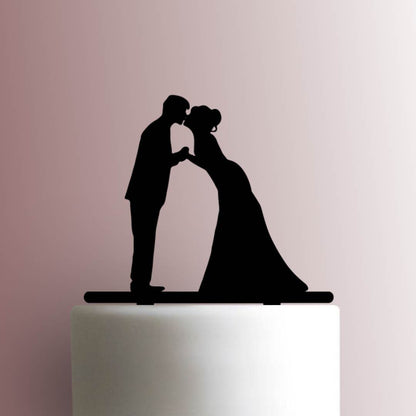 Wedding Couple Kissing - Acrylic Cake Topper