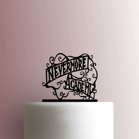 Wednesday ? Nevermore Academy - Acrylic Cake Topper