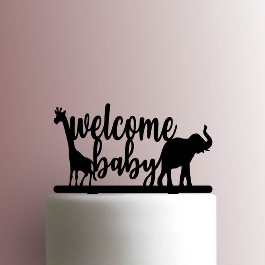 Welcome Baby Animals - Acrylic Cake Topper