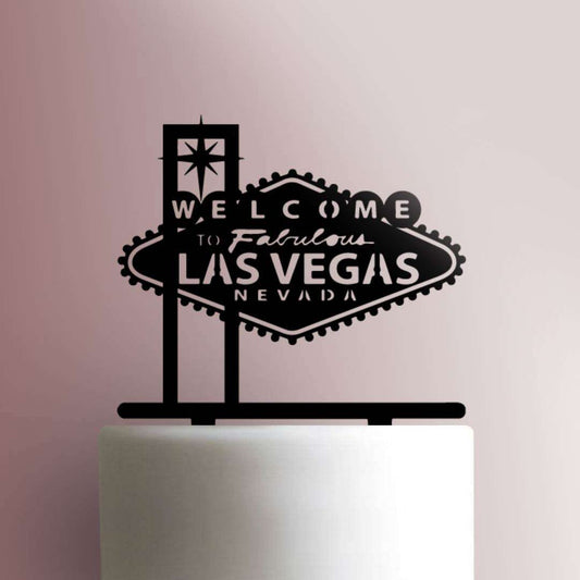 Welcome to Fabulous Las Vegas- Acrylic Cake Topper