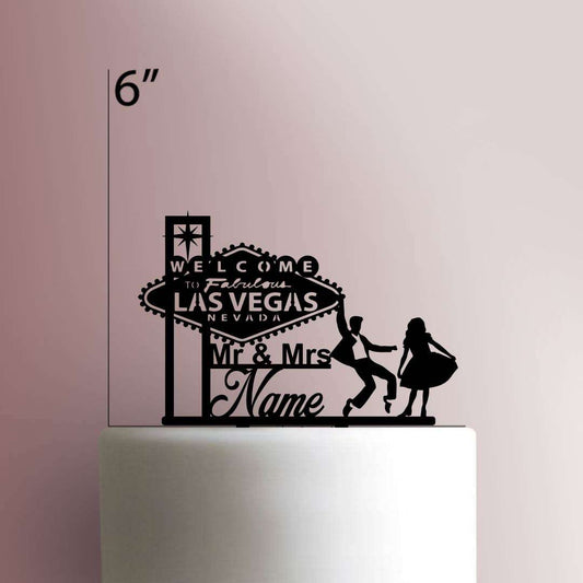 Custom Welcome to Fabulous Las Vegas Nevada Sign Wedding- Acrylic Cake Topper