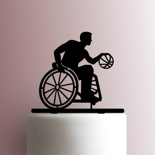 Wheelchair Basketball - Acrylic Cake Topper