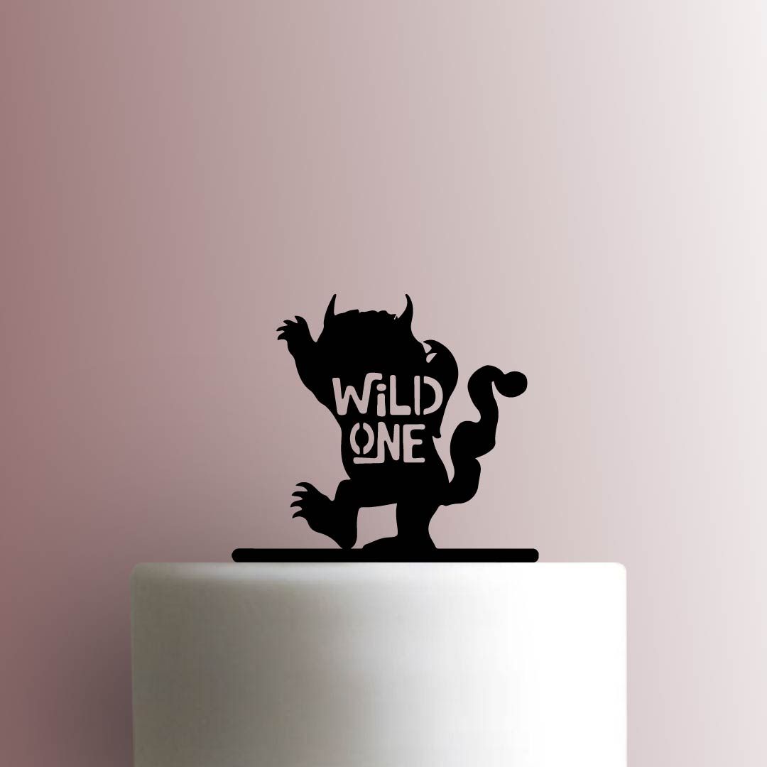 Where The Wild Things Are ? Wild One - Acrylic Cake Topper