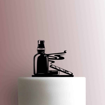 Whiskey and Cigar - Acrylic Cake Topper