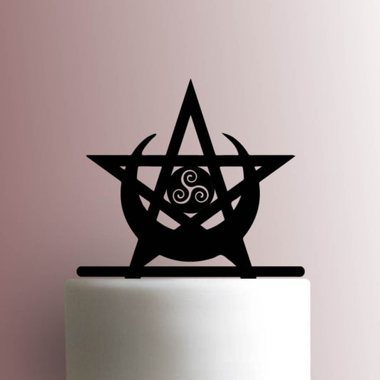 Wiccan Symbols - Acrylic Cake Topper