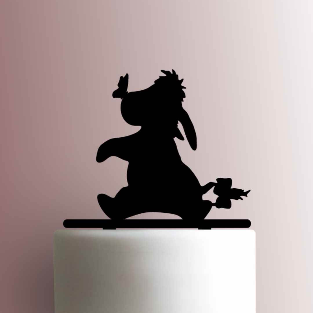 Winnie the Pooh ? Eeyore with Butterfly Body- Acrylic Cake Topper