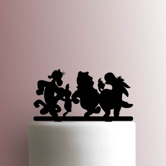 Winnie the Pooh Gang - Acrylic Cake Topper