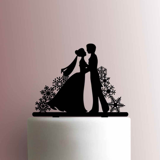 Winter Wedding- Acrylic Cake Topper