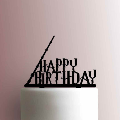 Wizard Happy Birthday - Acrylic Cake Topper
