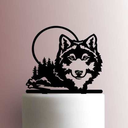 Wolf Forest - Acrylic Cake Topper