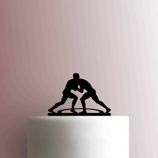 Wrestlers - Acrylic Cake Topper