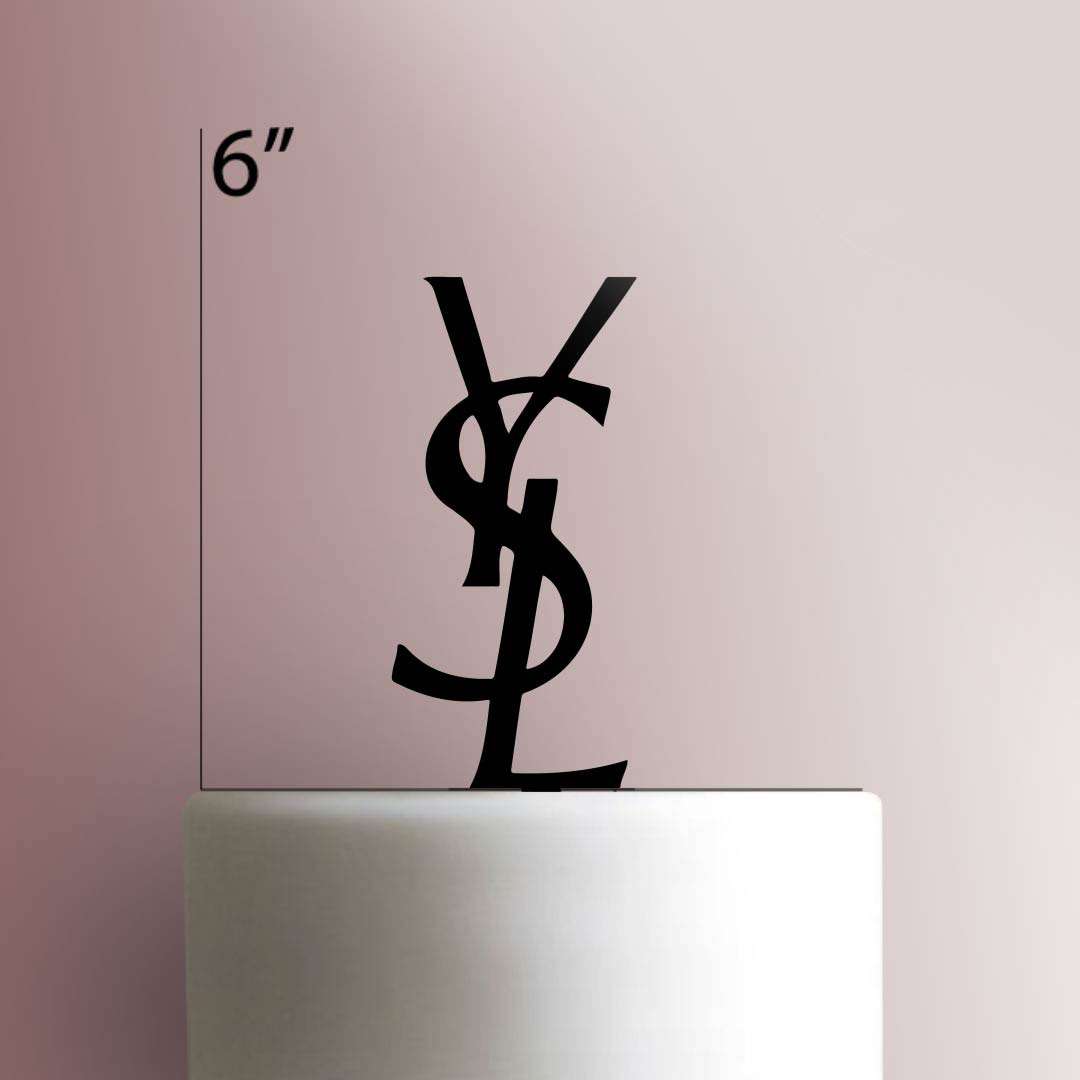 High Fashion Y- Acrylic Cake Topper