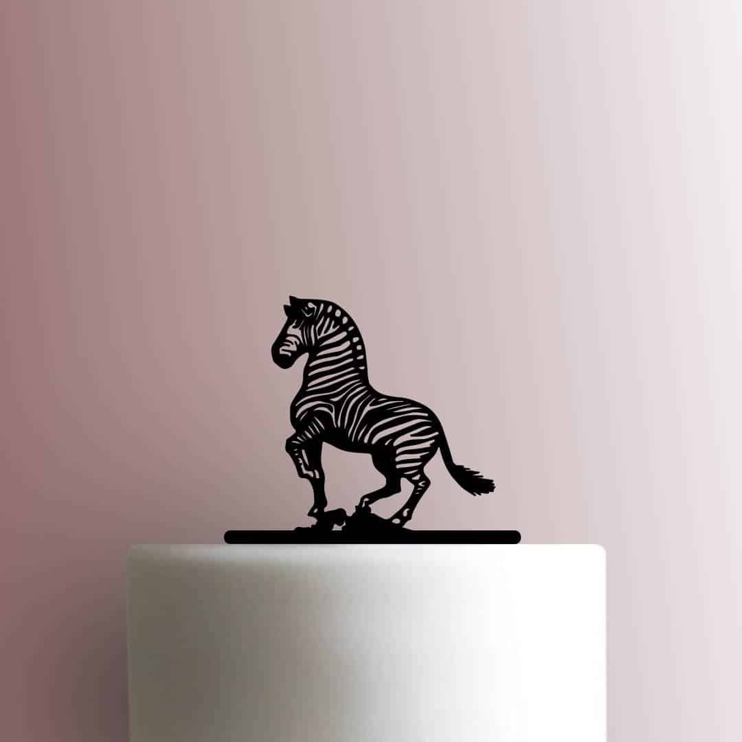 Zebra - Acrylic Cake Topper