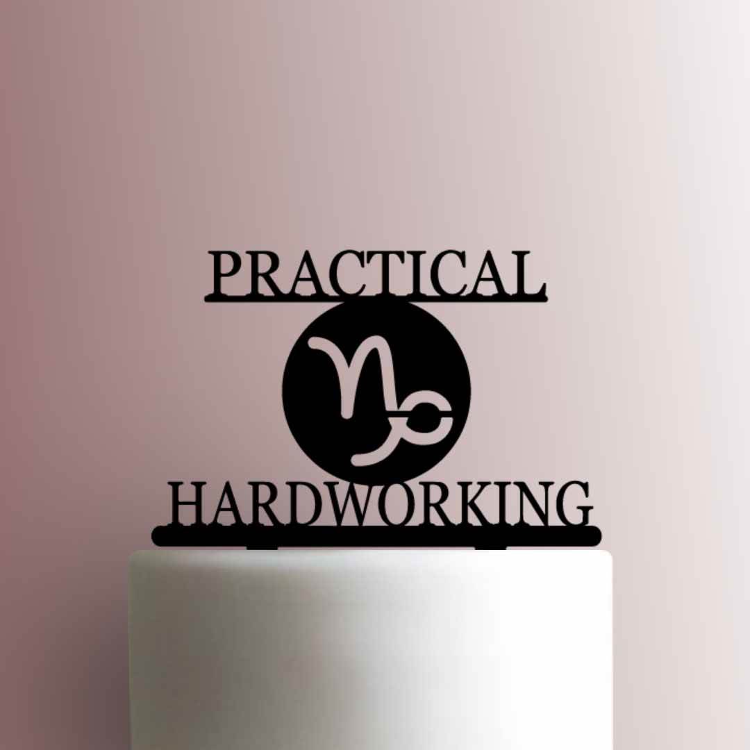 Zodiac ? Capricorn Characteristics - Acrylic Cake Topper